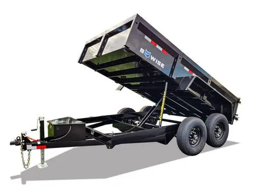 Six by twelve foot dump trailer